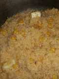 Arroz de maíz con queso