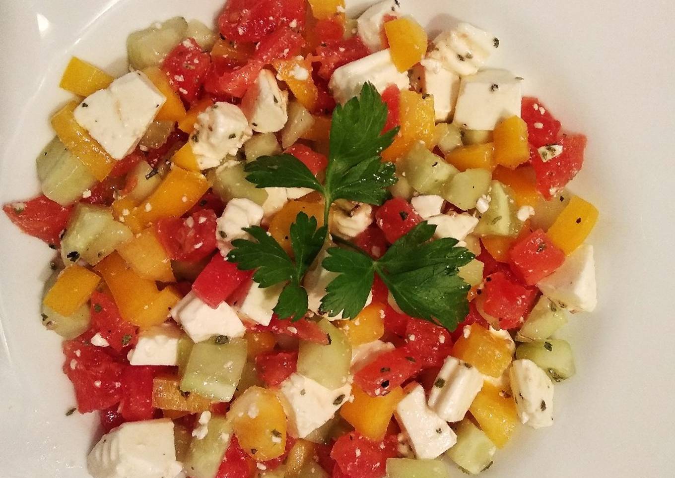 Ensalada de pepino fresquita