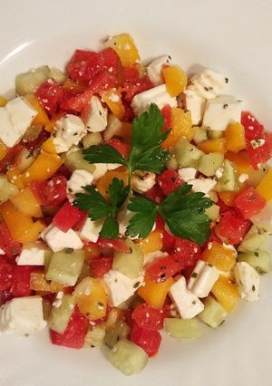 Foto principal de Ensalada de pepino fresquita