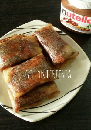 Foto resep Pisang coklat nutela (piscok)