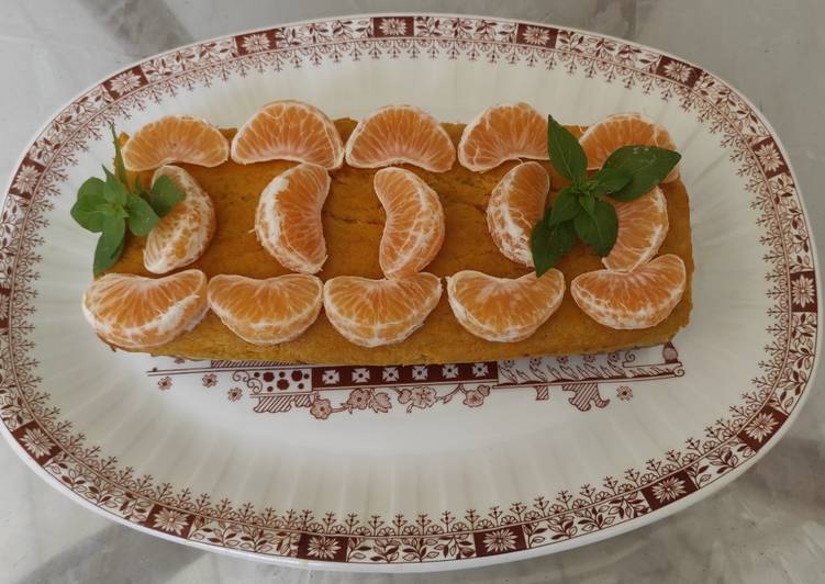 Recipe of Homemade Tarta de calabaza con gajos de naranja