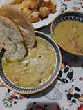 Caldo de Lentilhas Rosas com Bacon