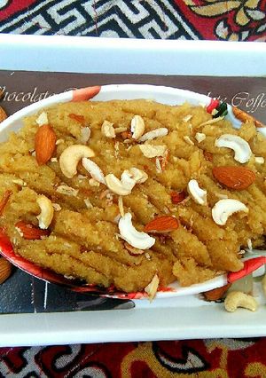 A picture of Pineapple Halwa.
