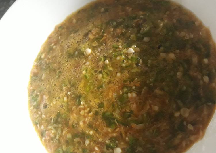 Steps to Make Homemade Okro soup Cooking Basics for Newbies