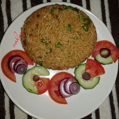 A picture of Simple vegan pilau #myricedishcontest.