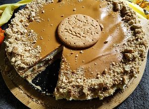 Gambar Biscoff Digestive Cheesecake