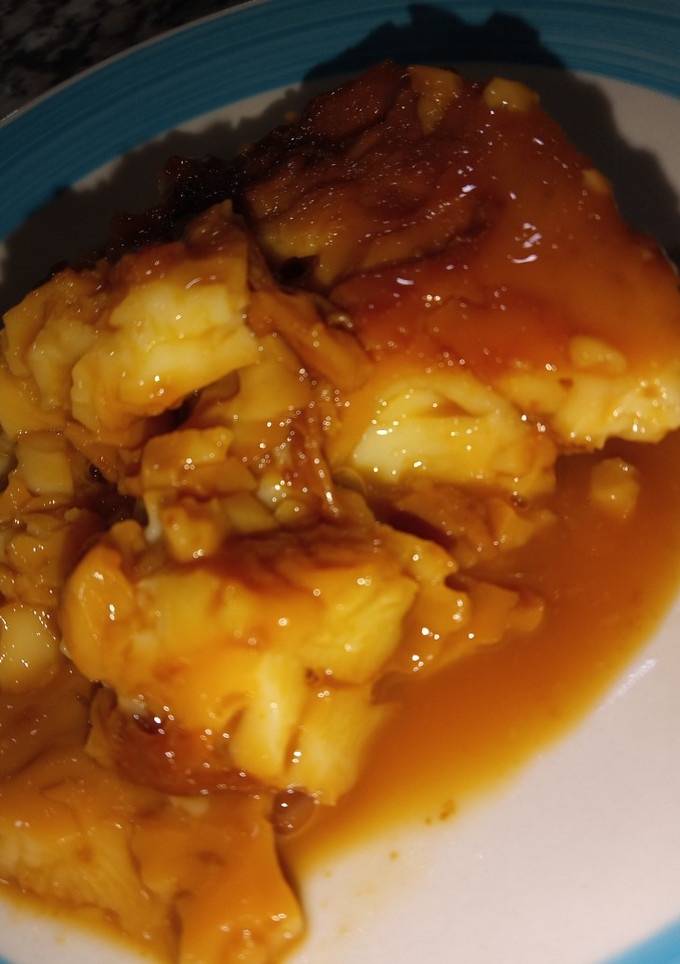 Una foto de Flan de dulce de leche 🍮