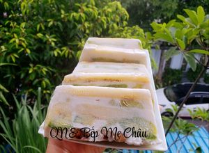 Hình của món Kem chuối bơ.