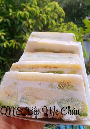 Hình của món Kem chuối bơ.