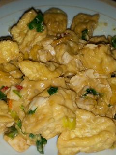 Foto resep Tahu Saos Telur Asin