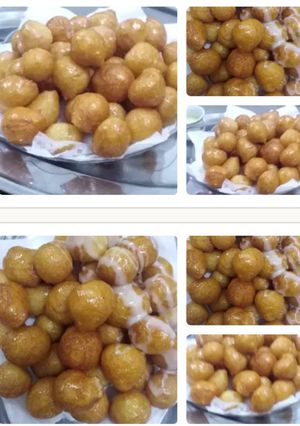 صورة لوصفة اللقيمات بالحليب المكثف المحلى