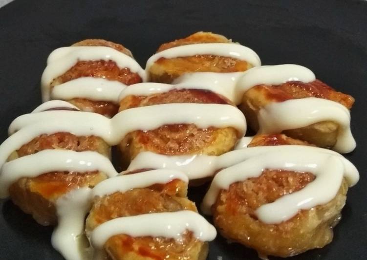 Puff Pastry Cinnamon Roll Bites