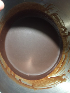 Una foto de Ganache de chocolate