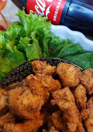 A picture of Chicken pops.