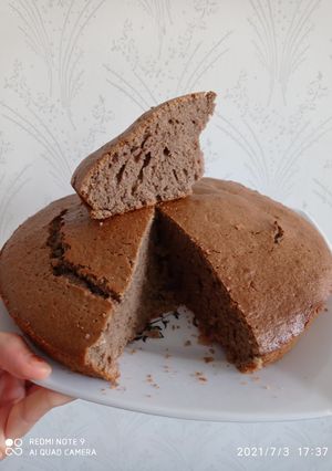 عکسی از دستور کیک شکلاتی