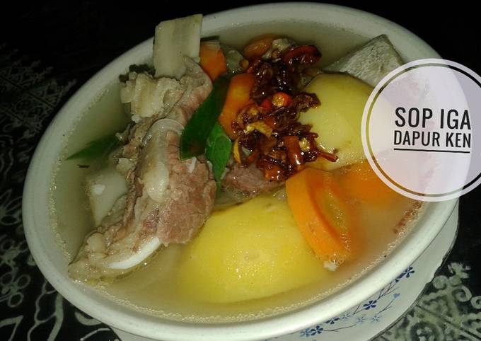 Resep: Sop Iga Ekspress Bumbu Minimalis ala Dapur Ken Simpel