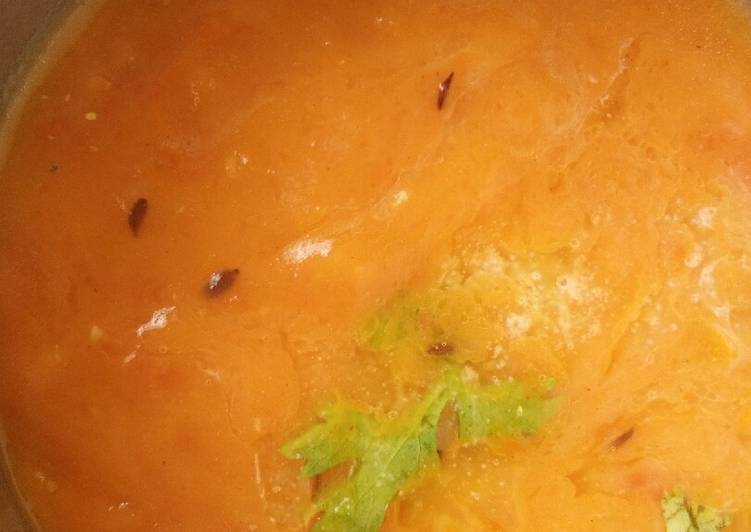 Ripe Papaya soup