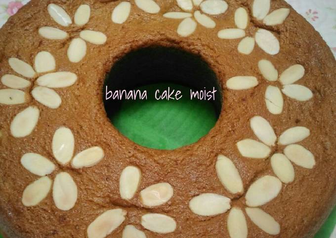 Resep Banana cake moist, Enak