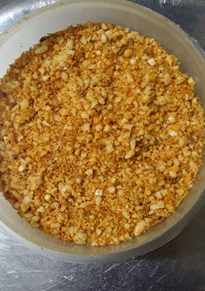 A picture of Dry peanut chutney.