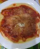 Polenta al microondas con Tuco de no pollo
