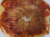 Polenta al microondas con Tuco de no pollo