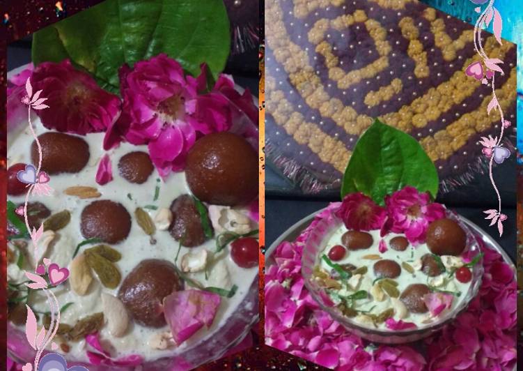 Recipe: Yummy Paan Gulkand gulab jamun ice cream