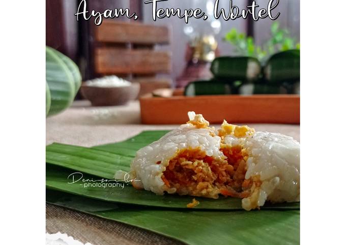 Resep Lemper Ayam, Tempe, Wortel (MPASI 9m+) tanpa gula garam Resep Lemper Ayam, Tempe, Wortel (MPASI 9m+) tanpa gula garam