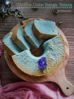 Foto resep Chiffon Cake Bunga Telang