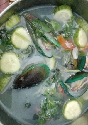 Foto resep Sup Timun Kerang Praktis