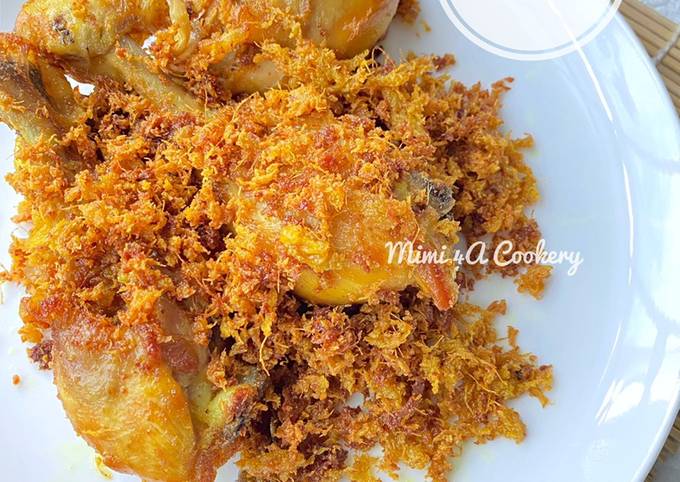 Ayam Goreng Lengkoas Empuk (Bumbu Kering dan Sedikit Minyak)