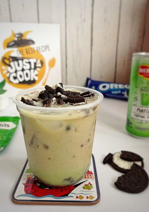 Foto resep Matcha popping boba oreo