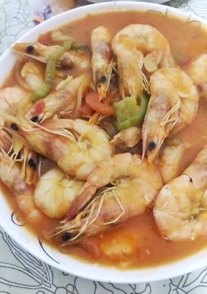 Foto resep Udang Asam Manis