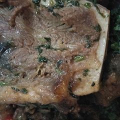A picture of Mutton fried.