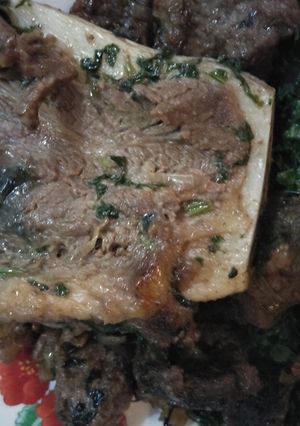 A picture of Mutton fried.
