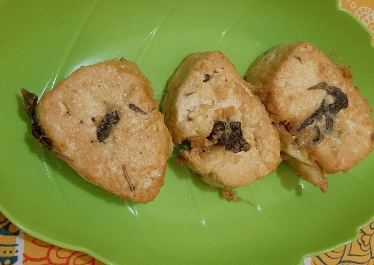 Rolade tahu daun singkong