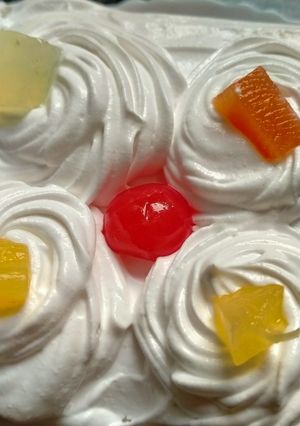 A picture of Fruit cocktail Bread cake.
