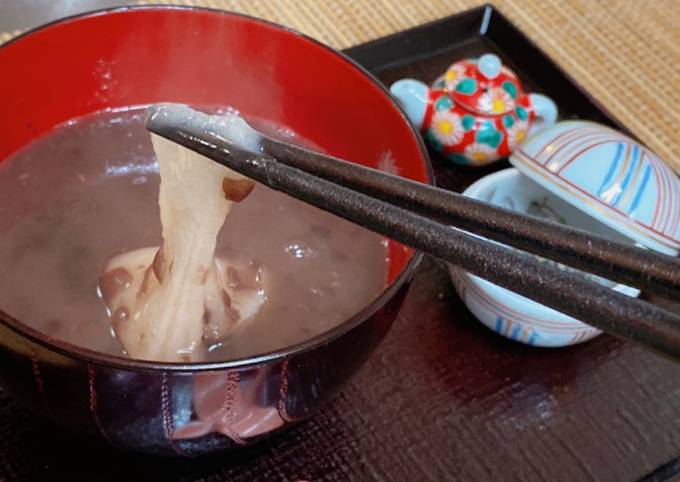 Japanese Sweet Bean Soup お汁粉 Recipe By Aunty Eiko S International Cuisine Experience Cookpad