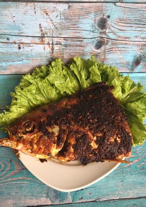 Foto resep Kepala Ikan kakap Bakar
