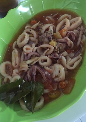 Foto resep Cumi saos asam manis pedas