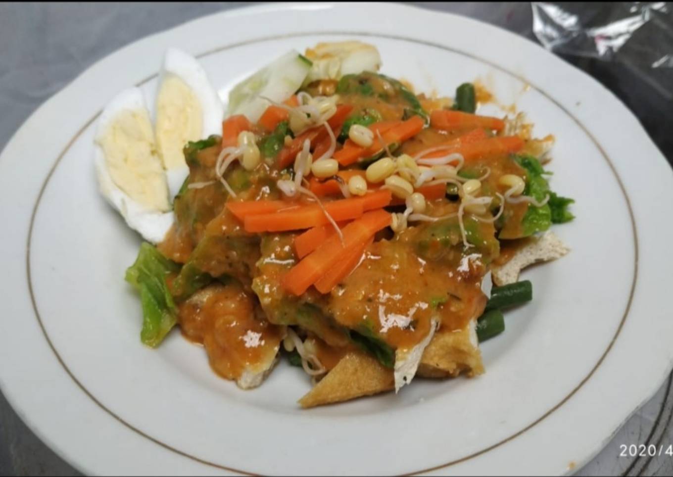 Gado-gado Bumbu Simpel