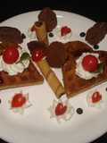 Chocolate waffles