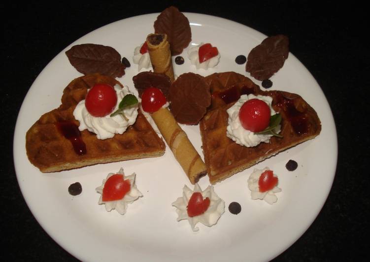 Easiest Way to Make Quick Chocolate waffles