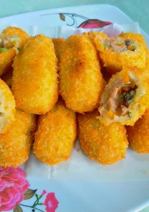 Foto resep Resep Kroket Kentang Isi Daging dan Sosis