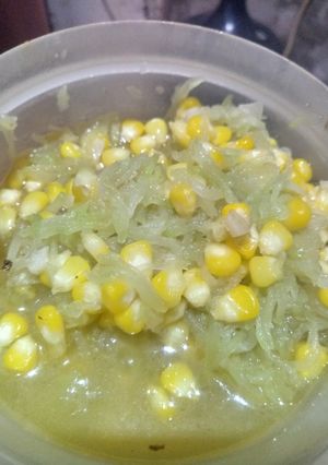 Foto resep Tumis mie waluh jagung ^^
