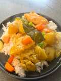 Chicken Curry over Rice