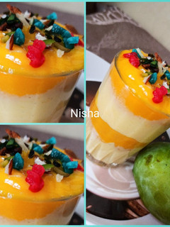 मैंगो कस्टर्ड पुडिंग (Mango Custard pudding recipe in Hindi) रेसिपी मुख्य फोटो