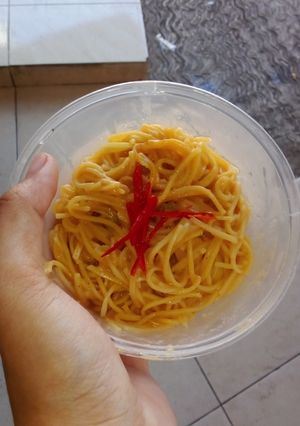 Foto resep Spaghetti Spicy Cheese Mayo