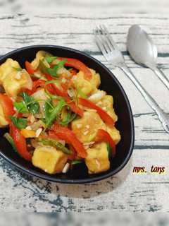 Foto resep Tahu Asam Manis Paprika