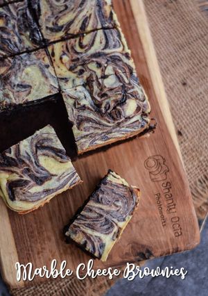 Foto resep Marble Cheese Brownies