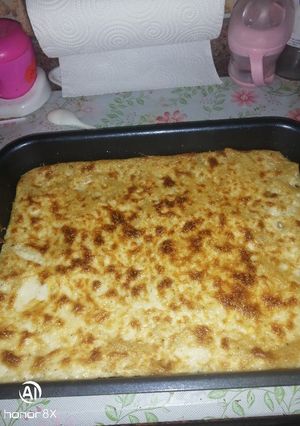 صورة لوصفة معكرونه بشاميل بدون لحم 😋😋